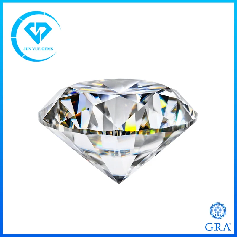 Vera pietra Moissanite con certificato D colore 0.1-12.0ct certificato Moissanita pietra preziosa sciolta Pass Diamond Tester con GRA