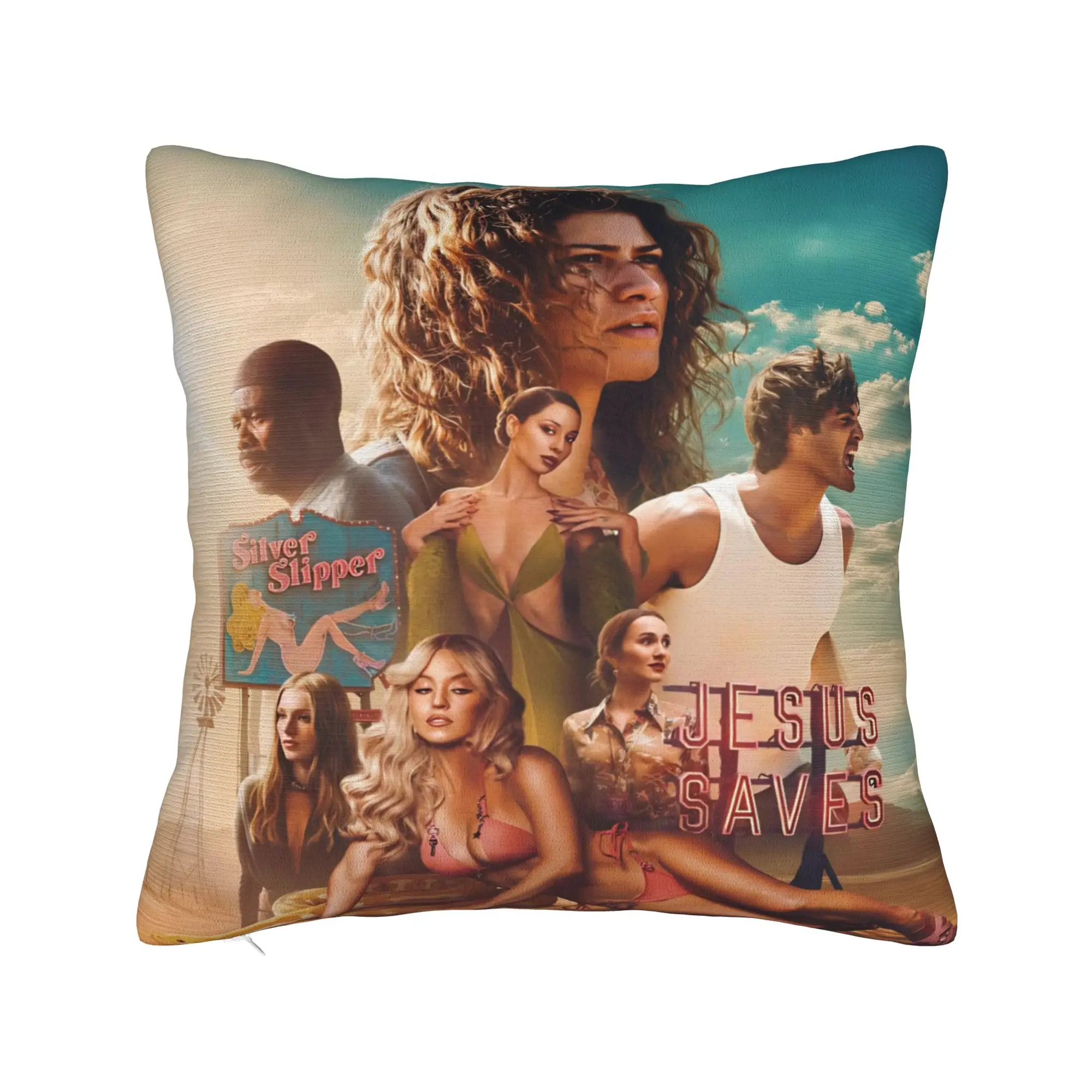 Housse de coussin décorative Euphorias Season 3, housse de coussin carrée, plusieurs tailles