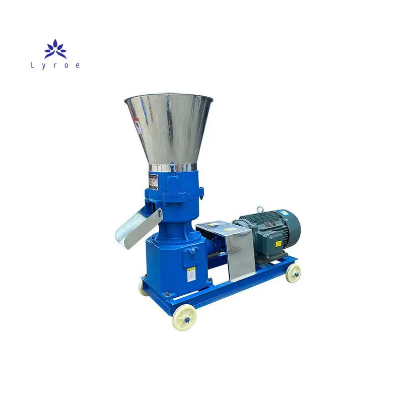 Lyroe Farm Machinery Industrial Poultry Cattle Feeding Grinder Mill Pellet Feeding Machine