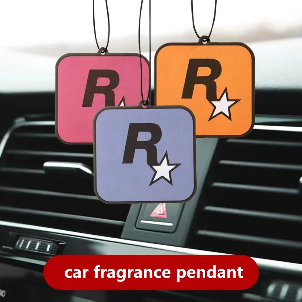 Car Fragrance Tablets Pendant Air Freshener Auto Rear View Hanging Long-Lasting Aromatherapy Fragrance tablet Car Deodorization