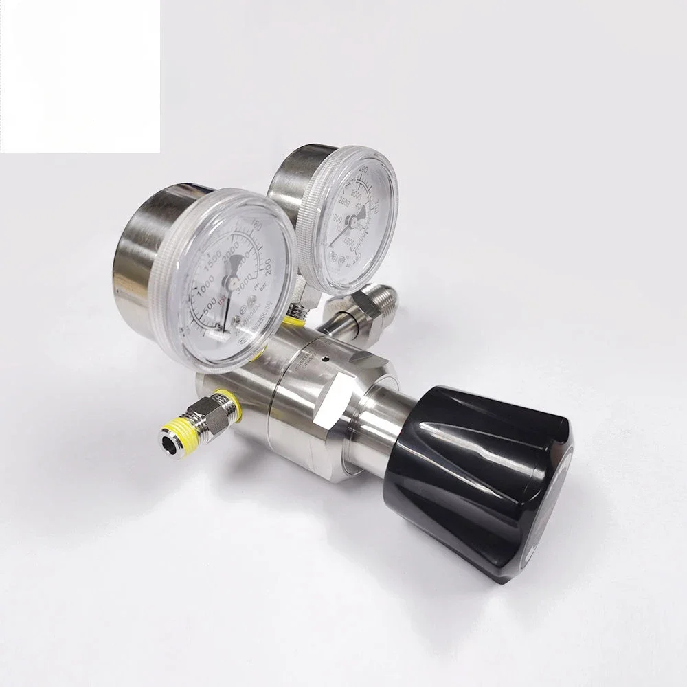 for AFK Single-stage nitrogen high pressure stainless steel high pressure regulator for 350 bar 6000psi 1/4in