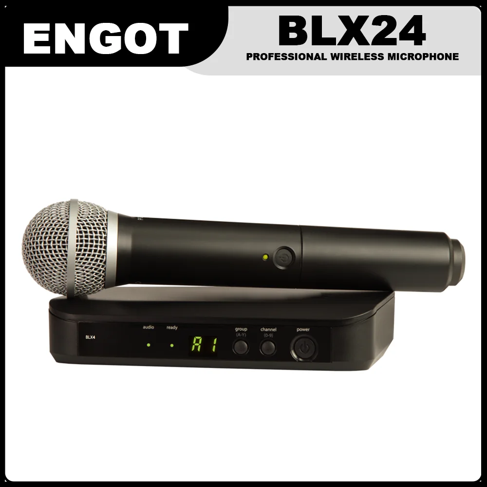 

BLX4 BL14 Wireless Microphone BLX4R Vocal System with BLX14 BLX24 PG58 58 BETA58 Microphone for Wireless Microphone Mic