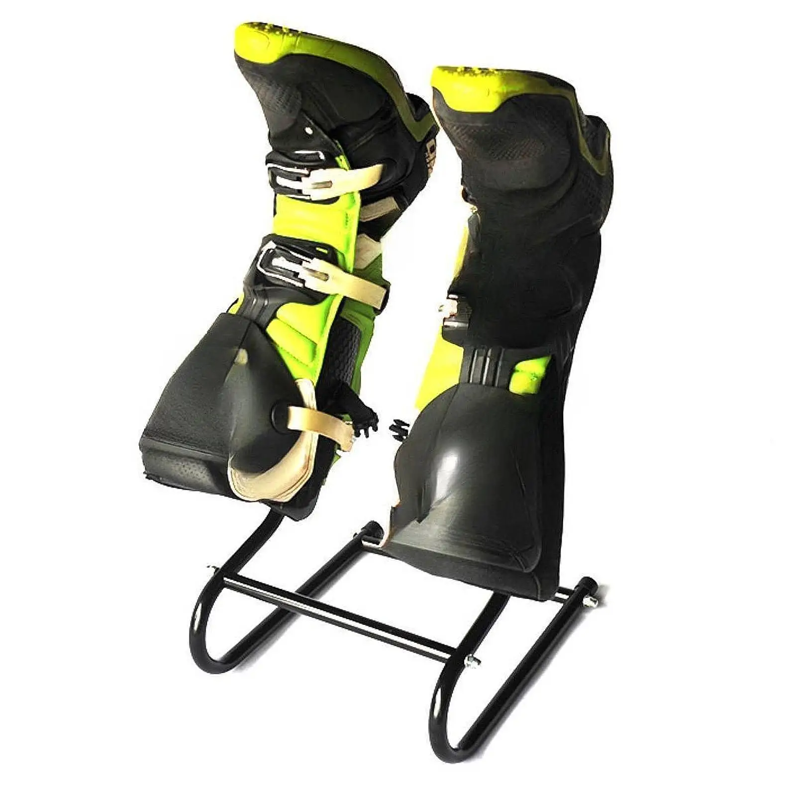 Boots Rack Accessories Steel Durable Cleaning Stand for Motorcycle Race Boots Hands Free Holder for Riding Gear
