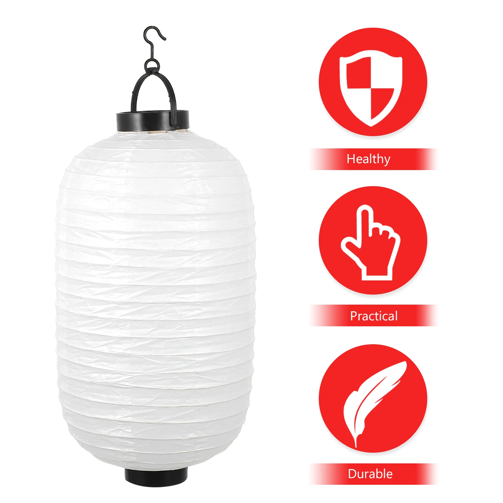 LED Winter Melon Lanterns Operated Paper Decorations for Festival Home Bedroom Hanging naments LED Lighted White Edge