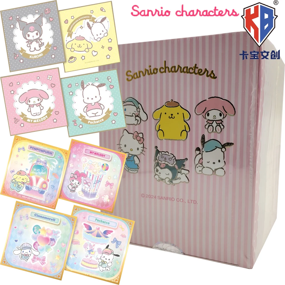 New Kabao Genuine Sanrio Japanese Famous Star Collection Color Paper Card Deeply Loved By Fans Cartoon Characters HD Toys Cards