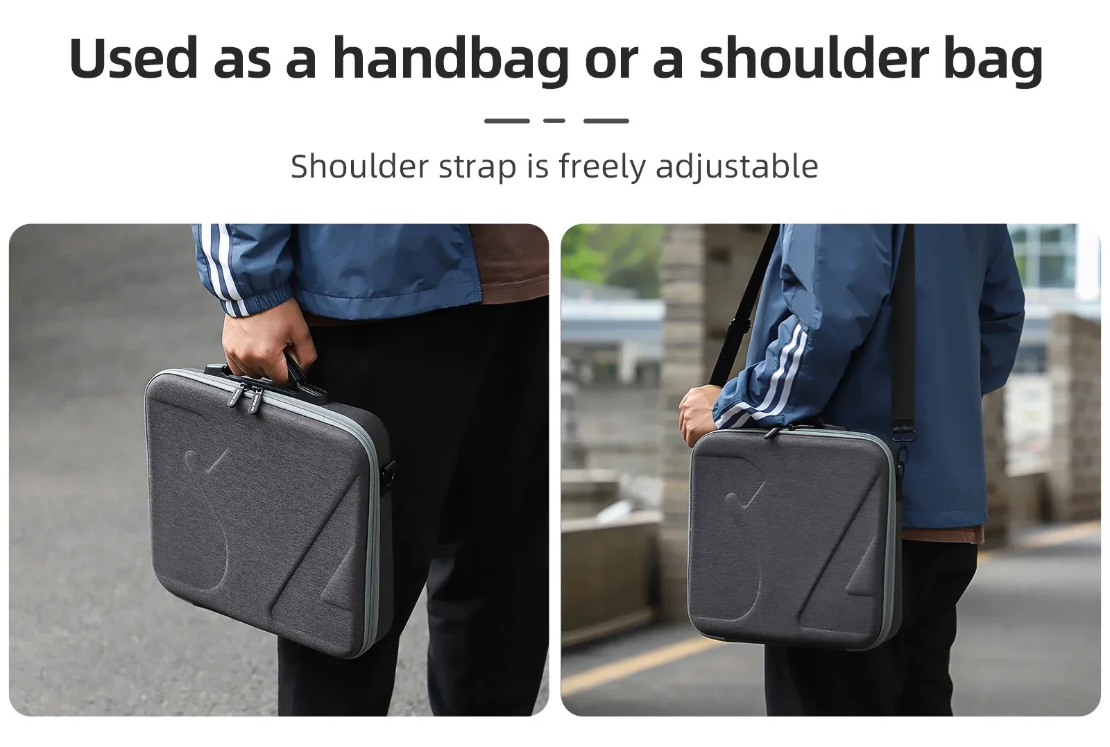 Carrying Case For DJI RS 4 Mini Kit Organizer Bag Handheld Stabilizer Storage Bag with Shoulder Strap Protective Accessories