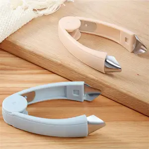 مزيل أوراق الفراولة والطماطم من الفولاذ المقاوم للصدأ ، قاطع بذور الأناناس ، ملاقط قشرة الفاكهة ، قطاعة آلة المطبخ ، أداة أفضل 8 آلات صنع القش للمبيعات - No3