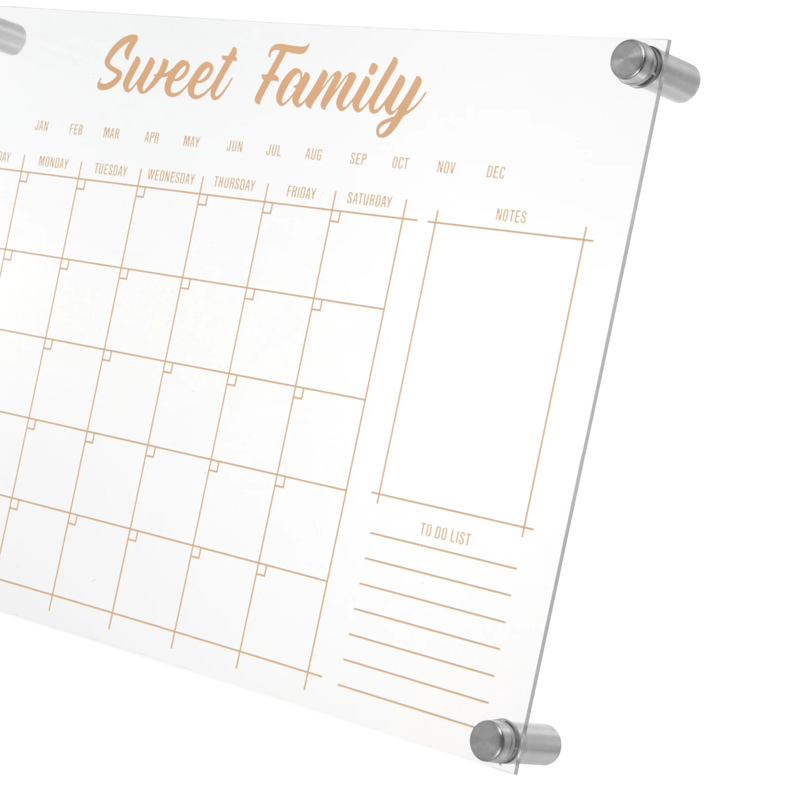 

Whiteboard Note Dry Erase for Desk Glass Desktop Eraser Transparent Weekly Planner Office