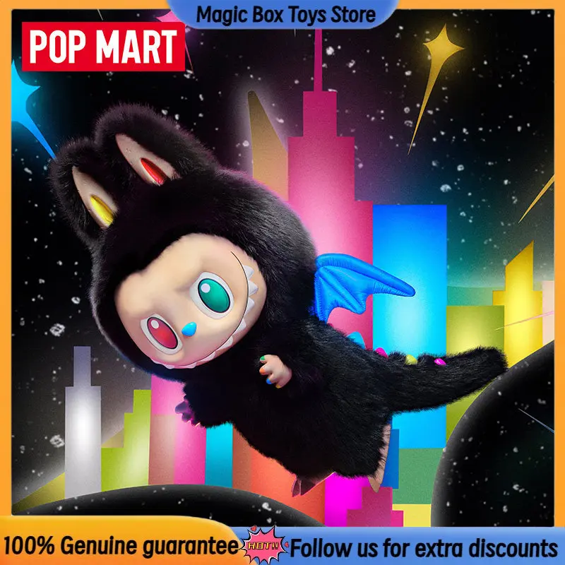 

Оригинальный чехол POPMART Zimomo Figure The Monsters Labubu 10th Anniversary Series для хранения аниме-аксессуаров и наушников