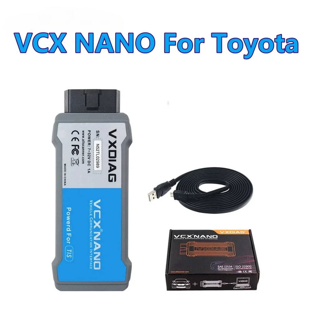 Best  VXDIAG VCX NANO For Toyota J2534 OBD2 Diagnostic Tool For Toyota it3 Action Test /ECU Programmer/Coding WIFI For Lexus A++