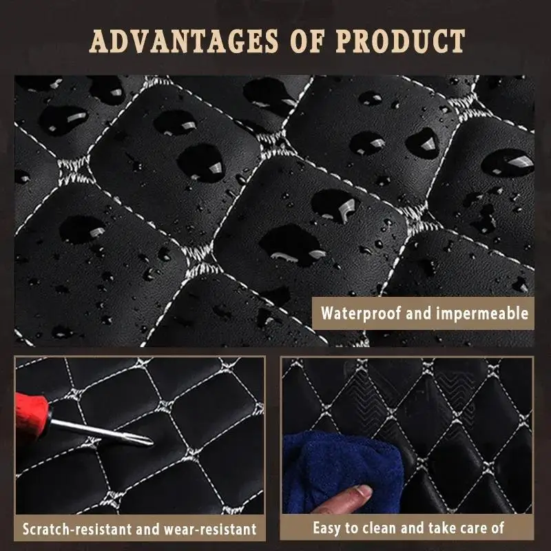 Car Floor Mat Trunk Mat for Nissan Teana Altima J32 2012 2011 2010 2009 2008 Leather Carpet Car Interior Accessories Decor view 5