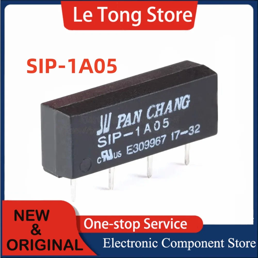 5PCS Original For Pan chang 4-pin micro reed tube relay SIP-1A05 SIP-1A12 SIP-1A24 12VDC