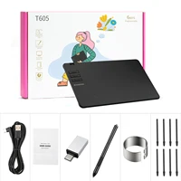 SPASEEBA T605 tablette graphique pour dessin/paiting/jeu OSU, tablette à stylet artistique Ultra mince avec stylet numérique 8192 niveaux 6
