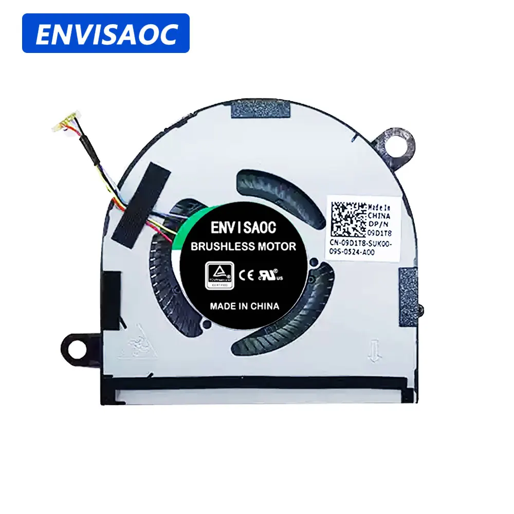 

For Dell Latitude 7400 9410 E7400 E9410 P110G 2-IN-1 Laptop CPU Cooling Fan Heatsink Fan Cooler 09D1T8