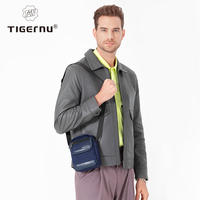 Tigernu Men's Shoulder Bag Light Weight Mini Crossbody Bags Casual Travel Sling Bag College Messenger Bags For Men Retro Series