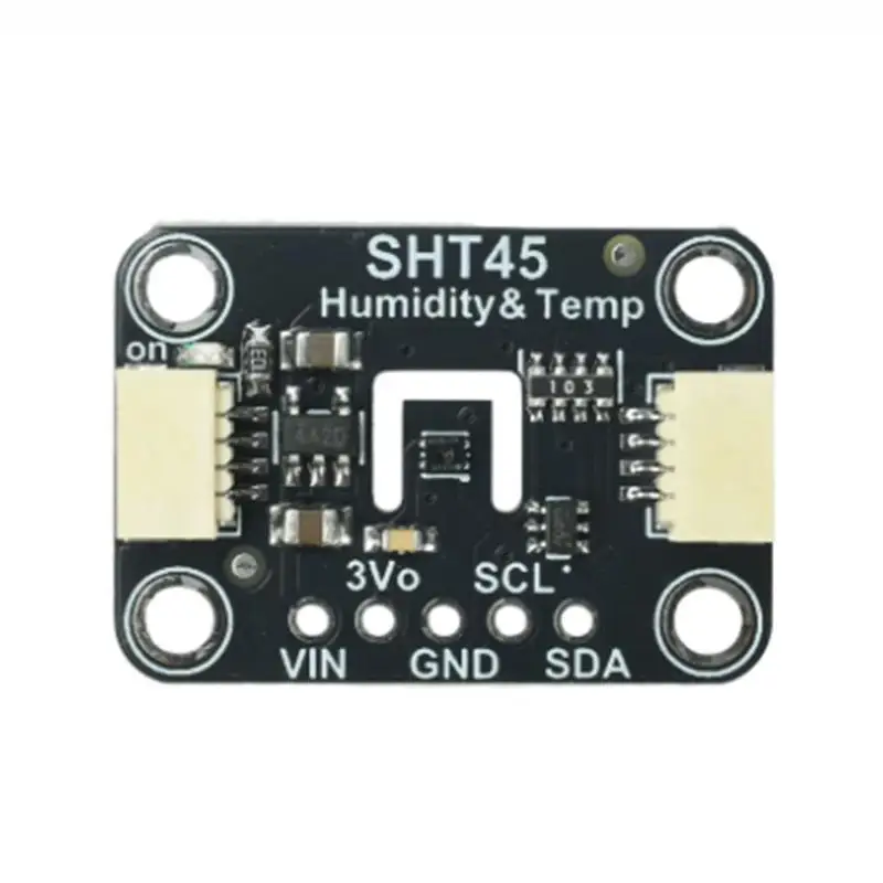 SHT45 Temperature And Humidity Sensor Module High Accuracy With Stemma QT/Qwiic Plug Play For Smart Home Climate Control
