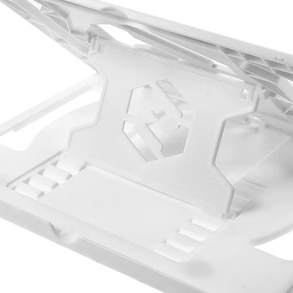 Plastic Laptop Stand With Phone Holder Foldable Desktop Holder 2 IN 1 Non Slip Ergonomic Laptop Riser Desk Tablet Phone