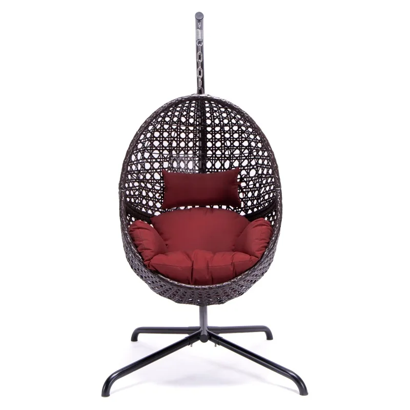 Modern Metal Hanging Egg Swing Chair For Outdoor & Indoor Use With 5-Year Warranty Seat 1 Person Customized Sizes