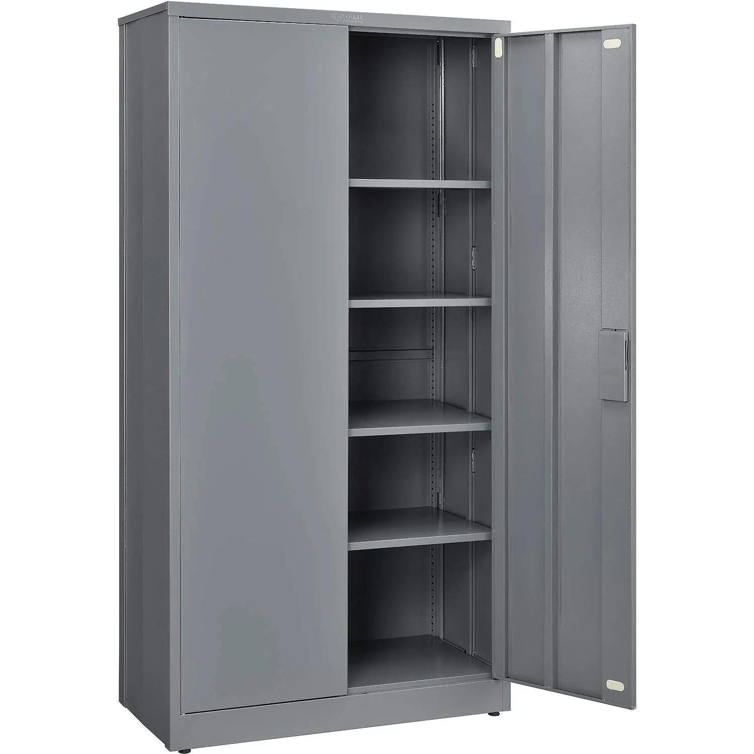 Industrial Steel Storage Cabinet Locking Flush Door Office Garage 36