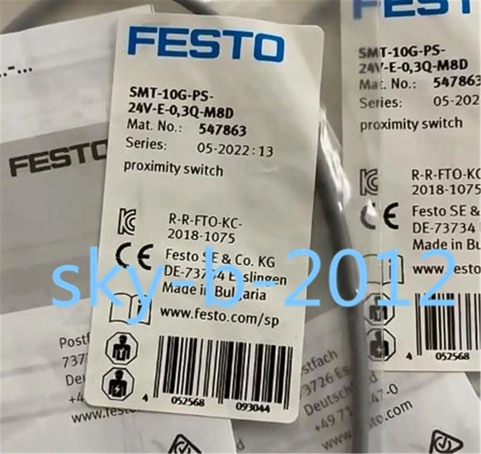 

1 PCS NEW IN BOX FESTO sensor SMT-10G-PS-24V-E-0.3Q-M8D 547863