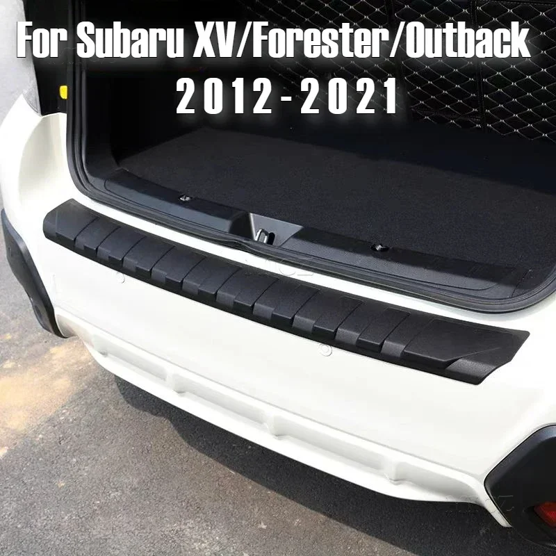 

For Subaru XV/Forester/Outback 2012-2021 Car Stainless Rear Bumper Protector Trunk Door Plate Cover Trim