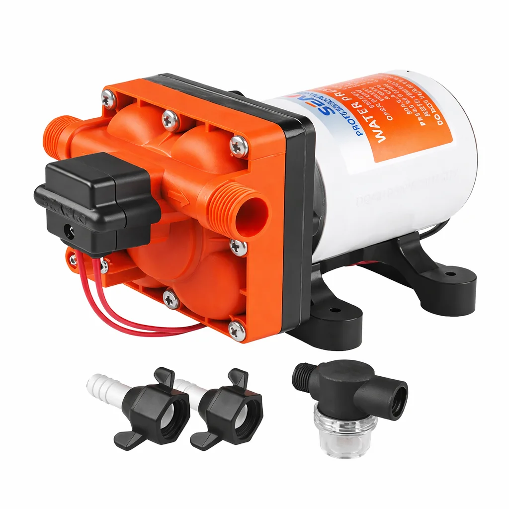 Rv Water Pump 12V 55Psi - SEAFLO 42 Series 12V/24V 3.0GPM 55PSI