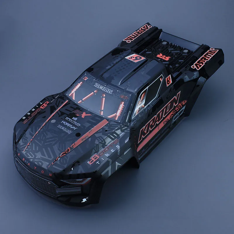 For 1/8 KRATON V1-V5 Plastic Simulation Car Shell with Painted Body for 1/8 KRATON 6S V4 V5 BLX EXB Monster Truck RC Buggy