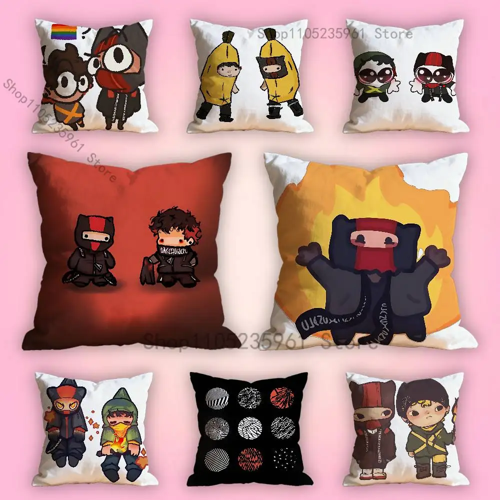 

21 P-PilotS T-TOP Chibi Pillowcase for Sofa Room Office Decor Printing Protector Cushion Cover Valentine gift Custom