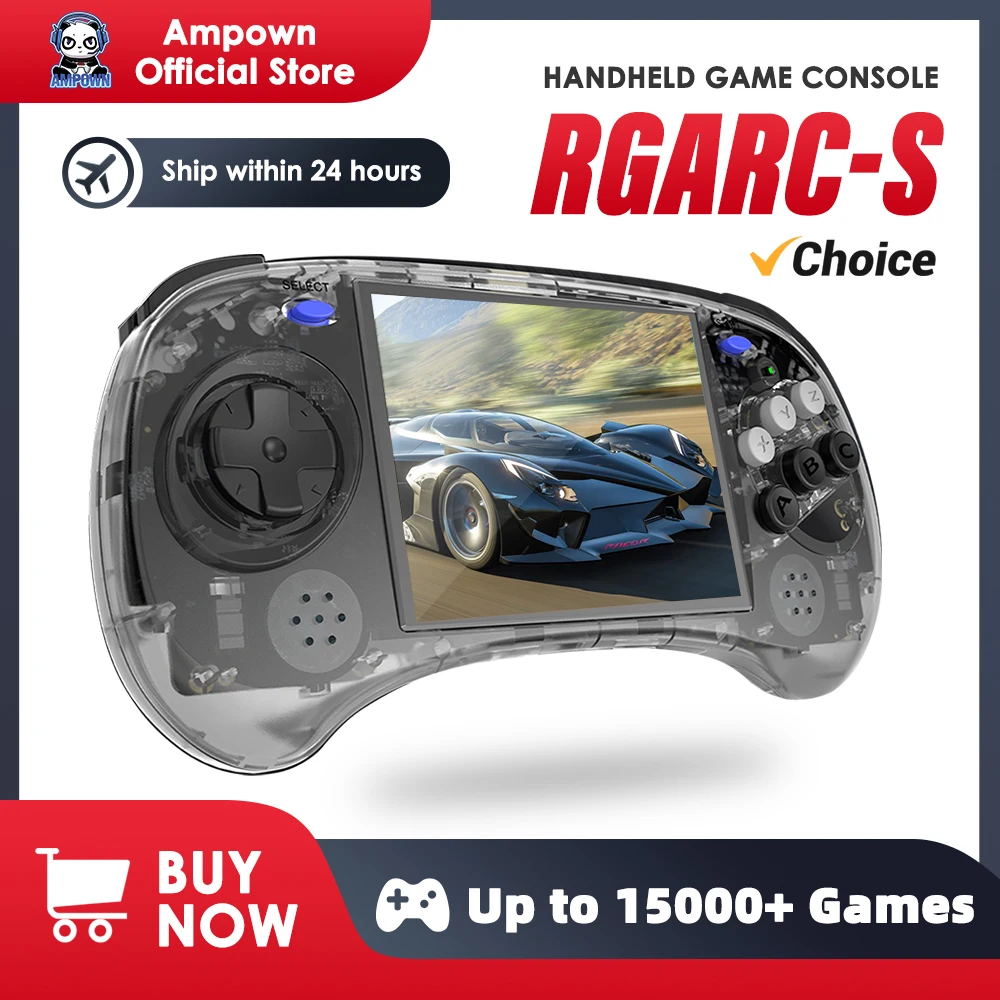 Anbernic RG ARC-S Handheld Game Console 4\'\' IPS Open Source Linux System RGARCS Retro Portable Video Emulator Game Console Gifts