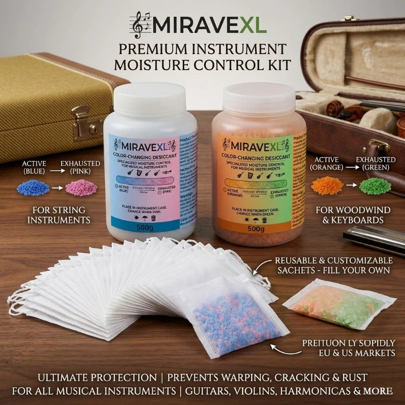 MIRAVEXL ซิลิกาเจลเปลี่ยนสี 50 - Musical Instrument Violin บทวิจารณ์และราคา