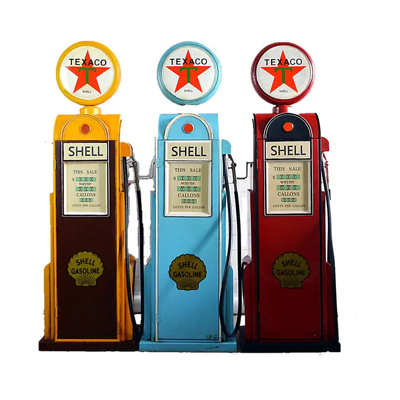 

Custom vintage air pump station model metal dispenser bar coffee shop decor made of resin crafts for photography props