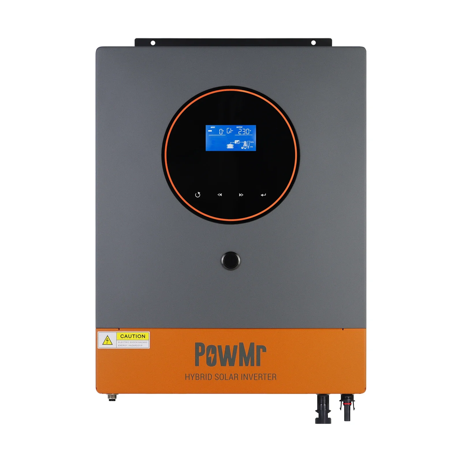 PowMr Off grid 6200W 48Vdc Dual inputs and outputs Hybrid Solar Inverter 220/230Vac Inverter for Off grid Solar System