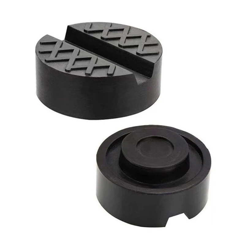 

2Pcs Car Protective Rubber Pad, Nonslip Stand Cushion with Grooves