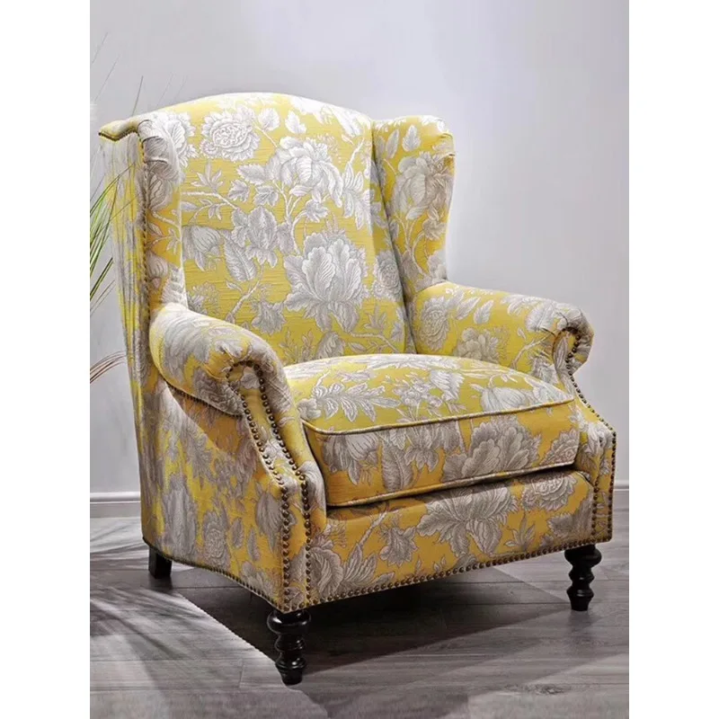 

American Tiger Chair Fabric Tiger Stool Furniture Single Sofa Leisure Chair