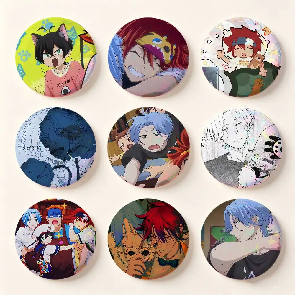 SK8 The I-Infinity Badges Button Round Creative Pin Brooch Badge Bag Decor Accessories Fans Collect Friends Gifts