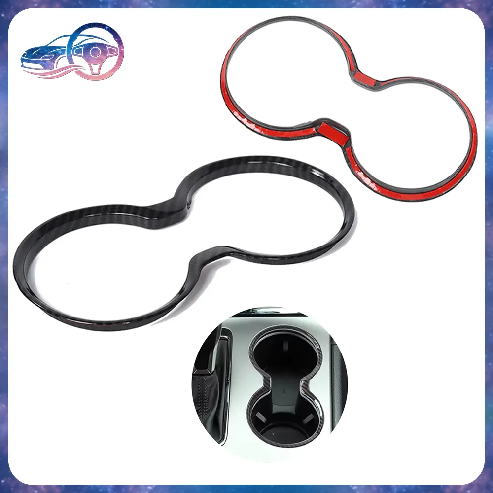 

Cup Holder Frame for Jeep Compass 2011-2021 ABS Center Console Trim Cover Adhesive Car Interior Accessories