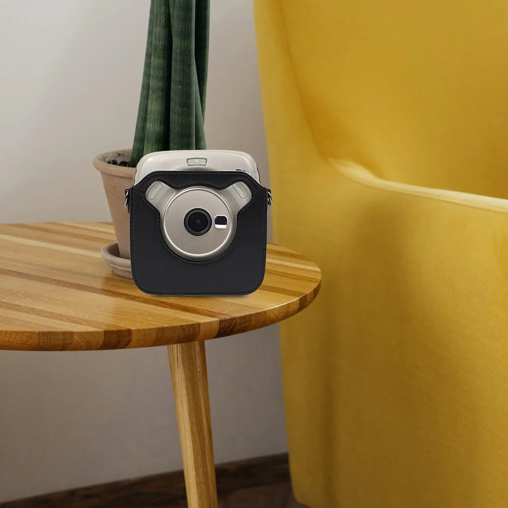 

Adjustable Strap PU Camera Bag Protective Case Compatible for Square Sq20 Shockproof Dustproof Instant Camera