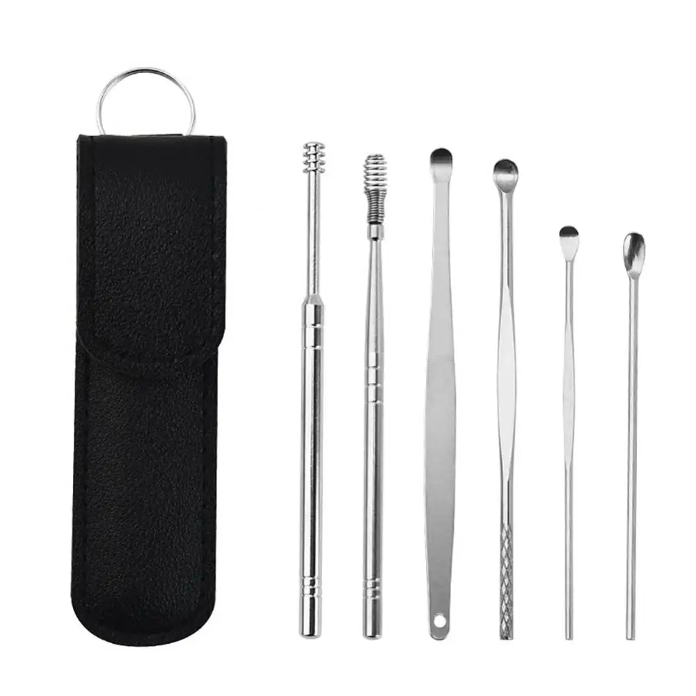 Youpin Stainless Steel Ear Cleaning Tool EarpickSet Cleaner Curette Spoon Health Care Ear Wax Clean Remover Tools