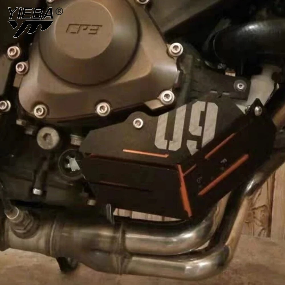 

For YAMAHA MT09 FZ-09 XSR900 FJ09 Motorcycle Accessories Radiator Water Cooling Tank Reservoir Bezel Side Protection Cover Guard
