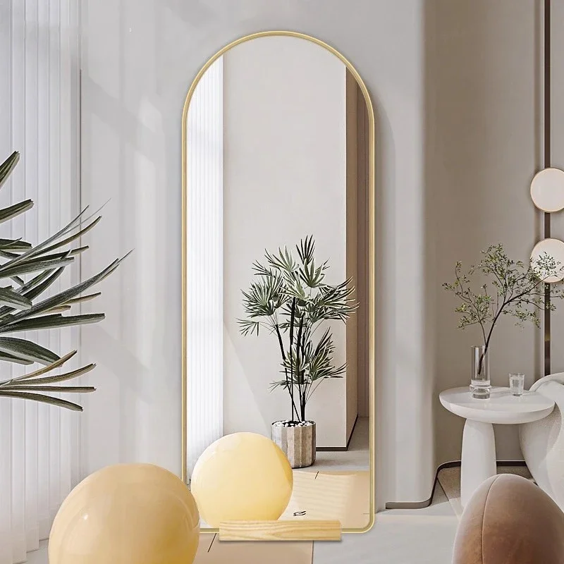 Funky Floor Mirror Standing Bathroom Bedroom Long Men Full Body Modern Mirror Decoration Espelhos Living Room Decorations
