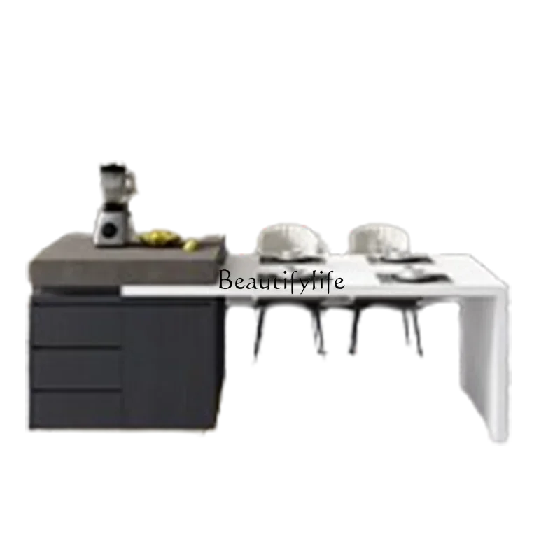 

D06Restaurant Nordic Dining Tables Modern Design Luxury Extendable Dining Tables Kitchen Salon Mesa De Jantar Home Furniture