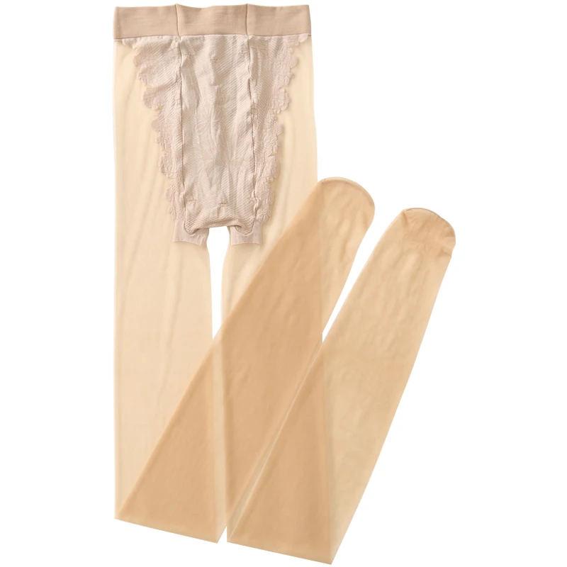 Biforcazione invisibile ultrasottile in piedi SK822 Flight Atnt Legl Bikini in seta con punta trasparente sexy