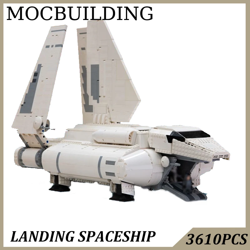 

Landing Spaceship Display Model MOCBUILDING Blocks Bricks Construction Toys Christmas Present Birthday Gift