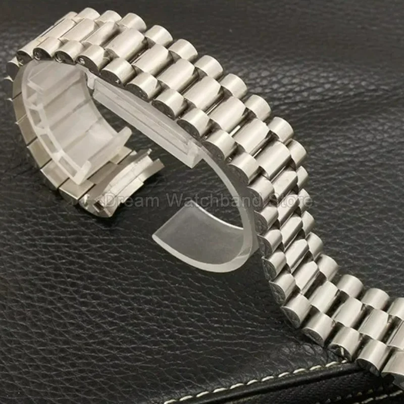 Delicate Selected Premium Steel Material Skin-Friendly Comfortable-wearing Watchband for Rolex Oyster Datejust Watch Bracelet