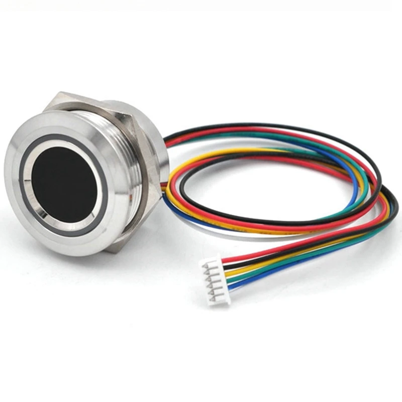 R503-5V RGB LED DC5V UART MX1.25-6Pin Waterproof Capacitive Fingerprint Module Sensor Scanner for Android-A69M