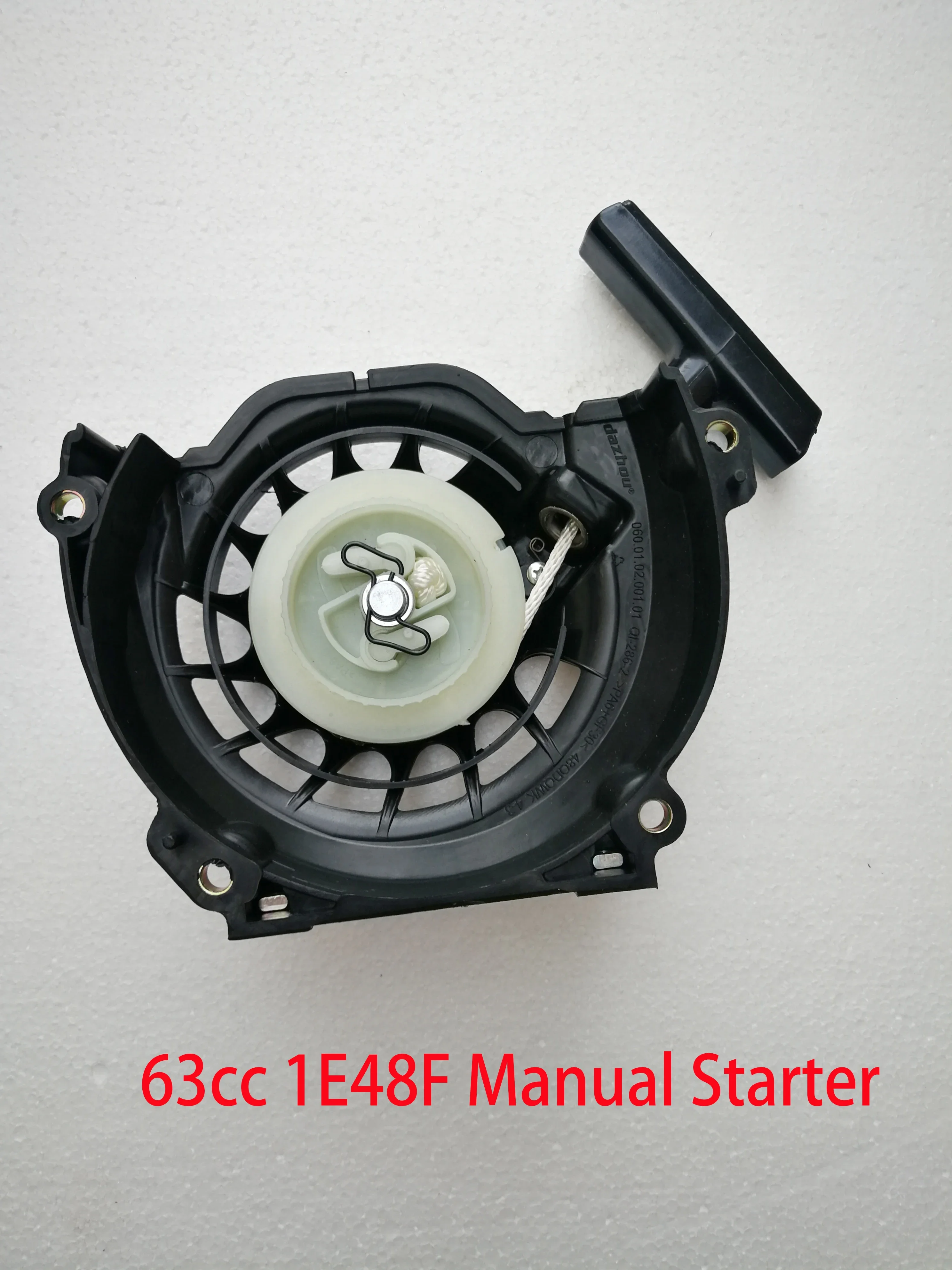 

Durable Pro Black Color Manual Puller Starter Recoil For 2T 63cc 1E48F Brush Cutter Engine Motor