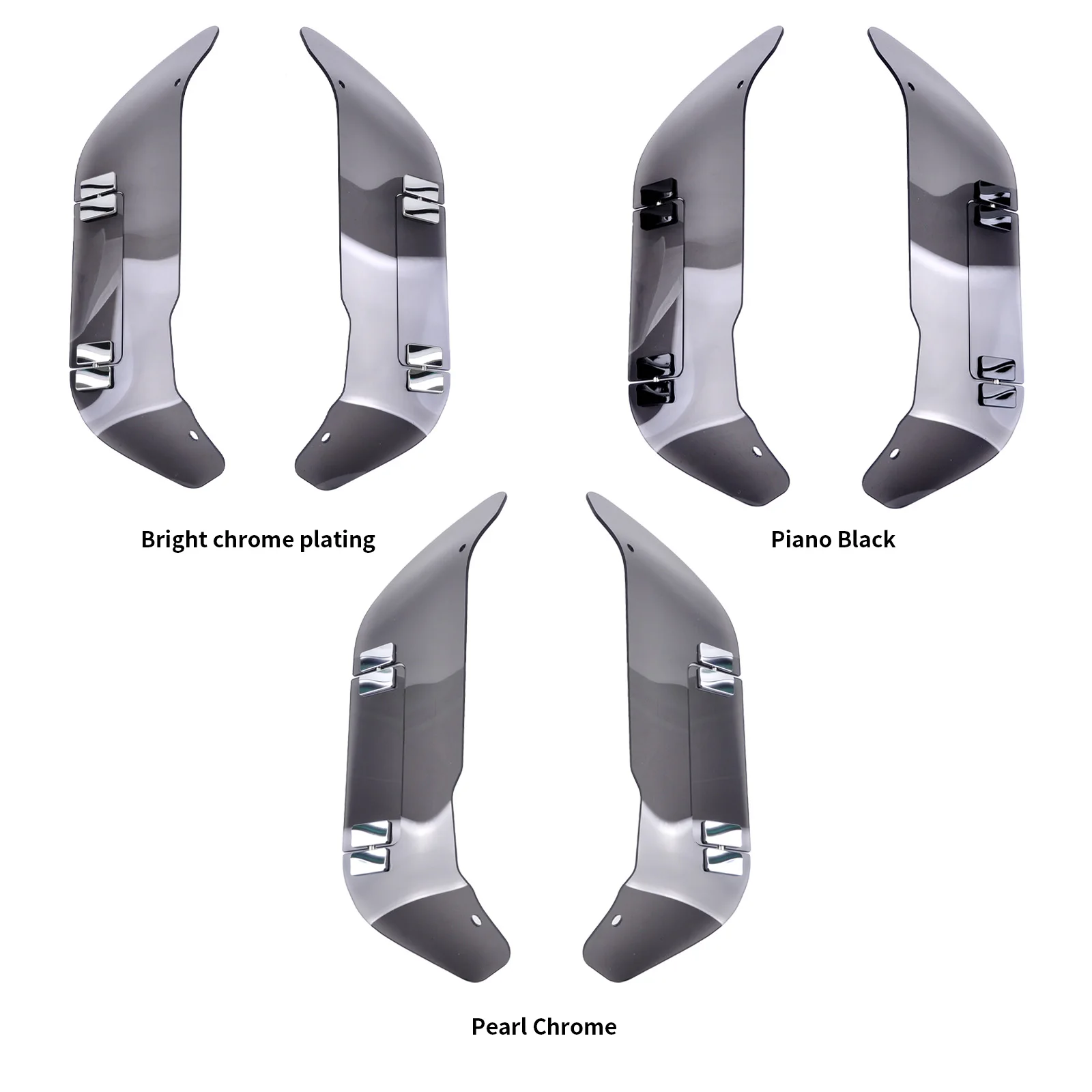 PANICAL für Honda GoldWing GL1800 F6B DCT 18-26 Motorrad Luftabweiser Verstellbarer Spoiler Windschutzscheibe Flansch-Deflektor Verkleidung – Detail 10