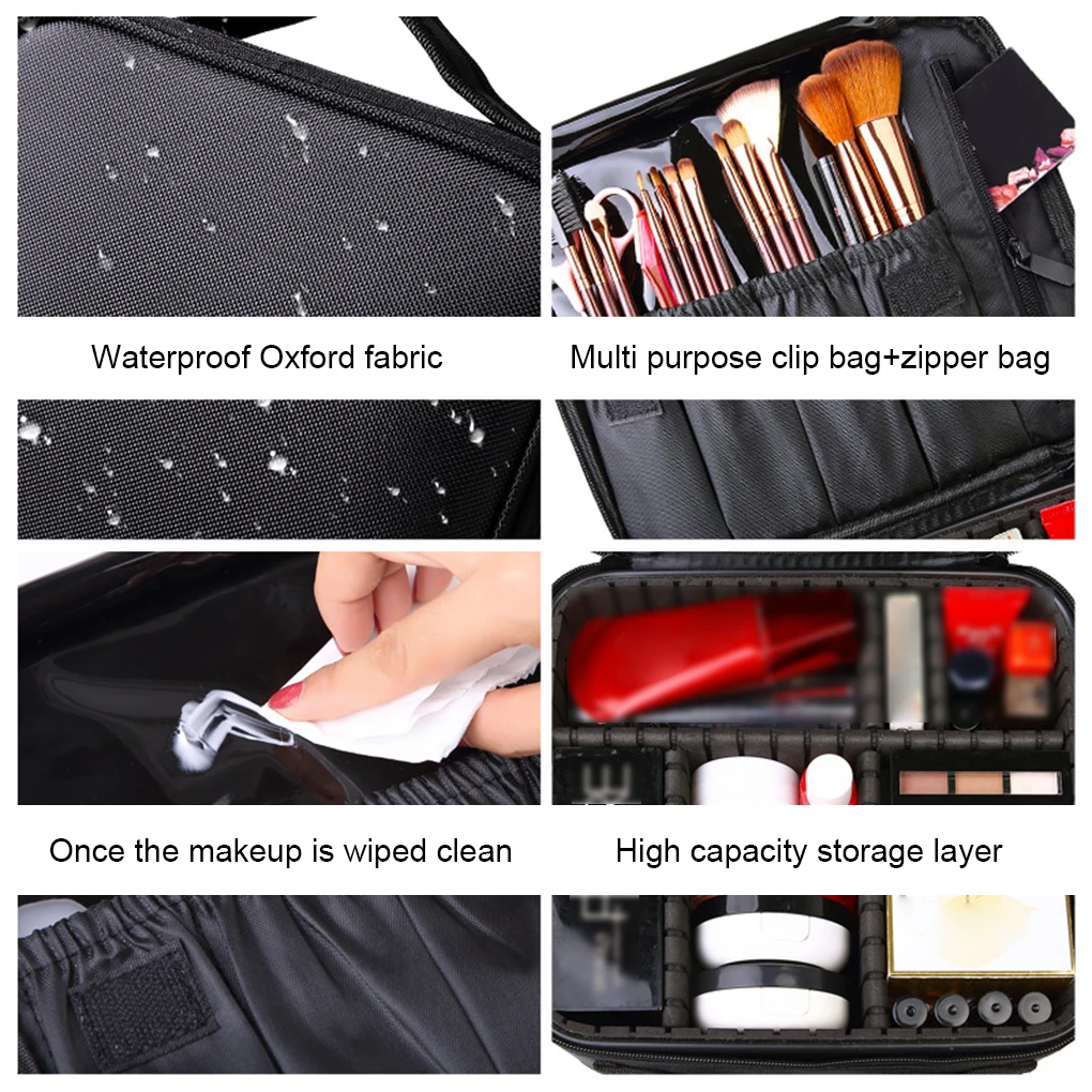 กระเป๋าแต่งหน้าเรียบง่ายและมีสไตล์-นอกเหนือจากกิจวัตรความงามขนาดใหญ่ในความจุกระเป๋าเก็บของอเนกประสงค์ขนาดเล็ก