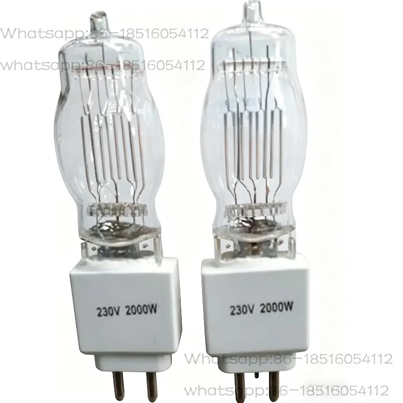 G15 230v 2000W tungsten filament bulb GY16 G22 G38 film and television bulb soft light spotlight warm tungsten