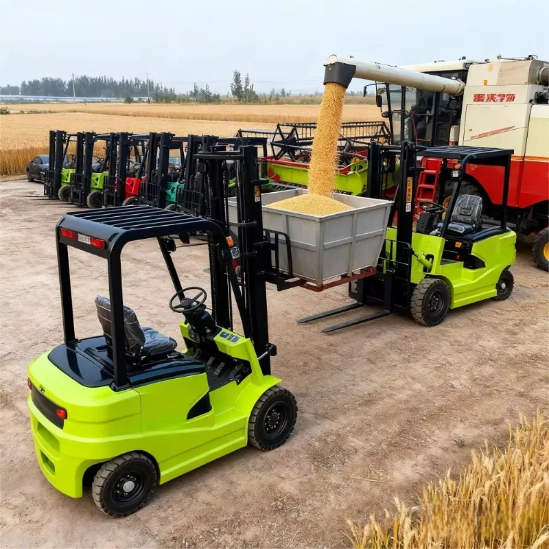 Customized Flexible Rental-Optimized 1.5T 2 Ton 3T Electric Forklifts () Lithium-Ion Battery For Short-Term Project-Based